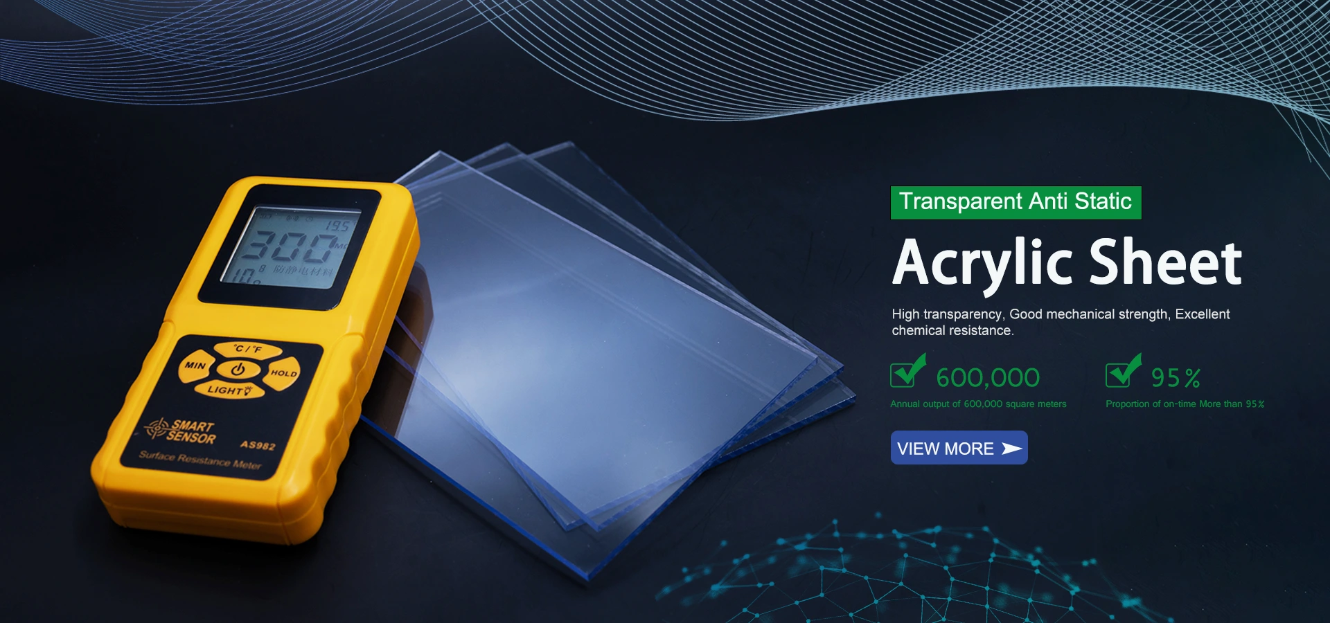 Foglio acrilico cinese