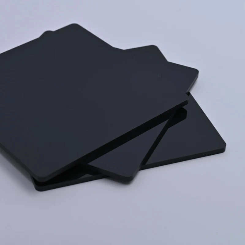 Lastra acrilica antistatica nera