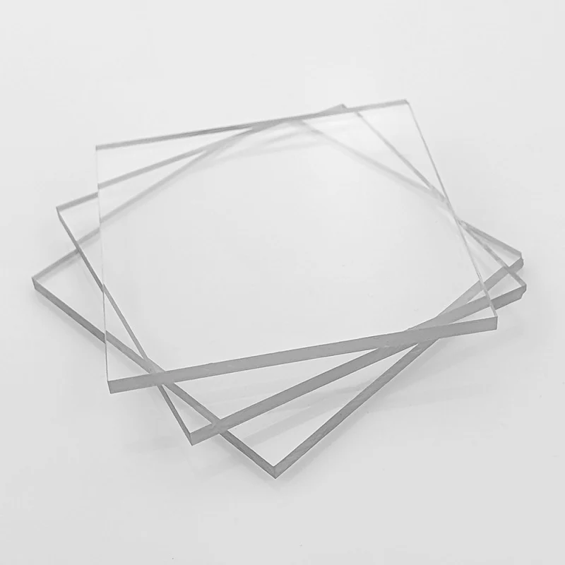 Foglio acrilico con rivestimento duro ordinario