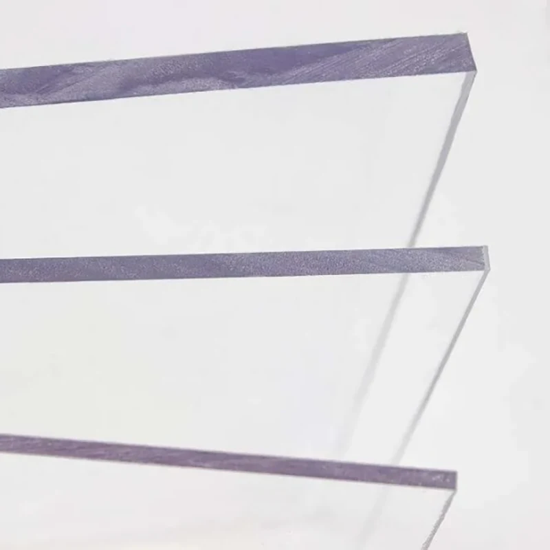 Lastra acrilica con rivestimento duro trasparente